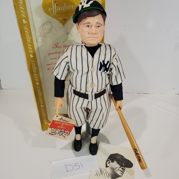 Effanbee Babe Ruth #7651 Great Moments In Sports - Picture 16 of 16